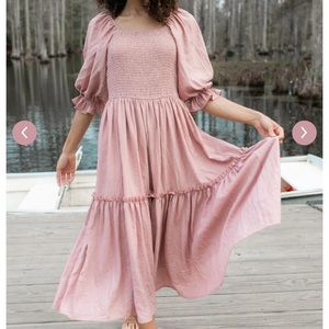Lani Dress Dusty Rose